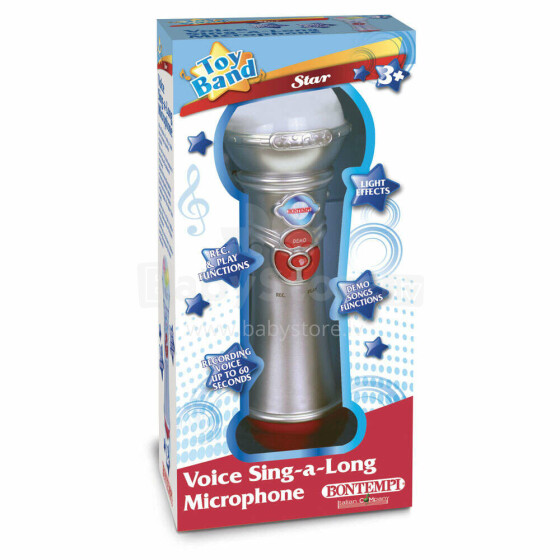BONTEMPI karaoke mikrofons ar gaismas efektiem, 41 2720