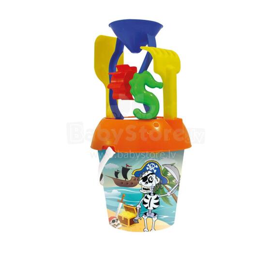 ADRIATIC spainis ar aksesuāriem+smilšu dzirnavas Pirates, 18 cm. diam., 902