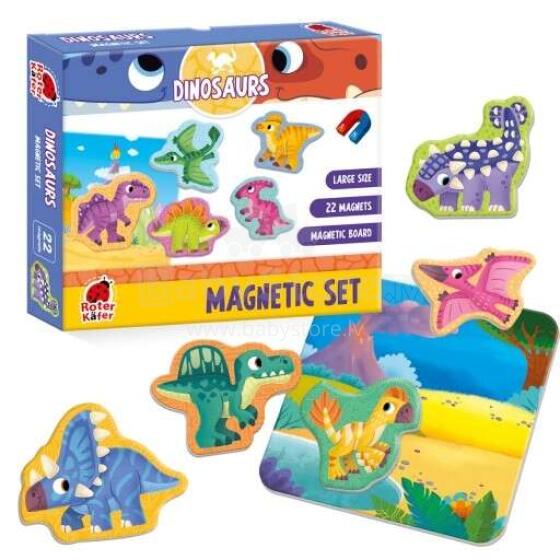 Roter Käfer  Magnetic Puzzle Dinosaurs Art.RK2090-03