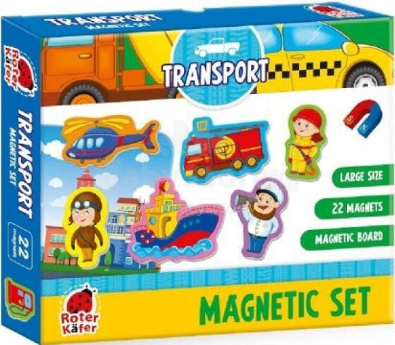Roter Käfer  Magnetic Puzzle Transport Art.RK2090-04