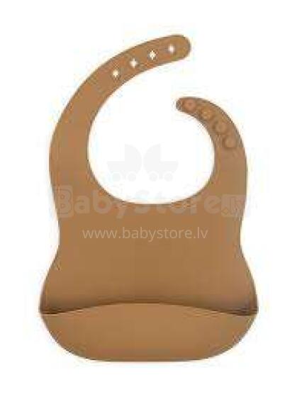 Jollein Silicone Bib Art.029-007-00092 Caramel