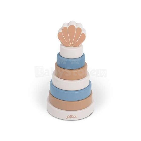 Jollein Wooden Tower  Art.120-001-66026 Shell Blue