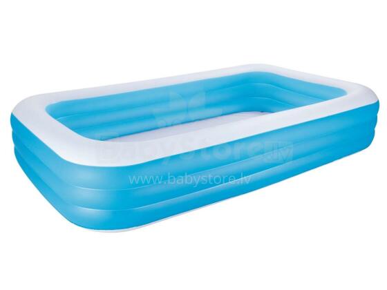 BESTWAY zils ģimenes baseins Deluxe Family, 305x183x56cm, 54009B