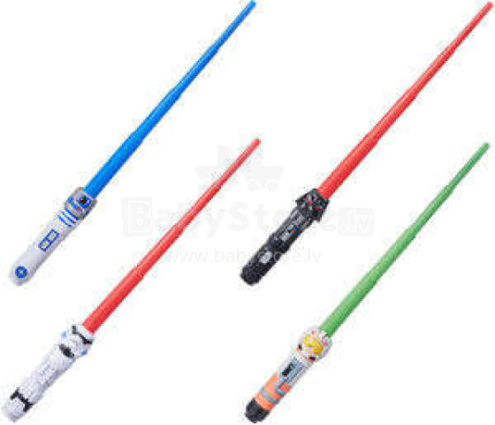 HASBRO STAR WARS Gaismas zobens, sort.,