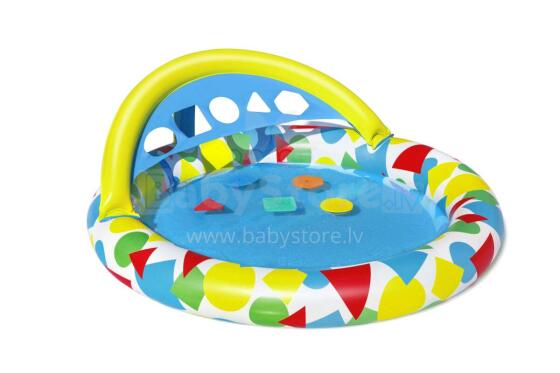 BESTWAY baseins Splash & Learn, 1.20m x 1.17m x 46cm, 52378