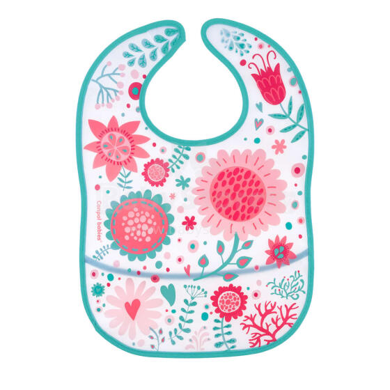 CANPOL BABIES Wild Nature mitrumizturīga lacīte ar kabatiņu, Pink, 9/234_pin