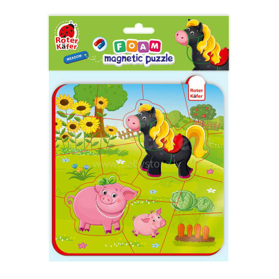 Roter Käfer Foam Magnetic Puzzle Art.RK5010- 08