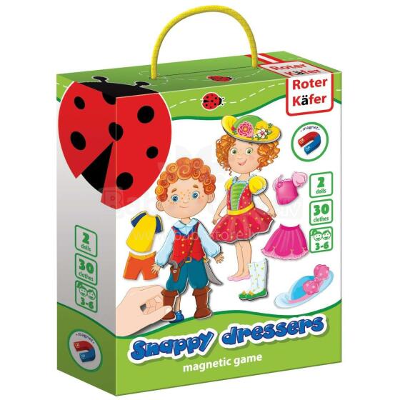 Roter Käfer Magnetic Game Dress Up Art.RK2110-02