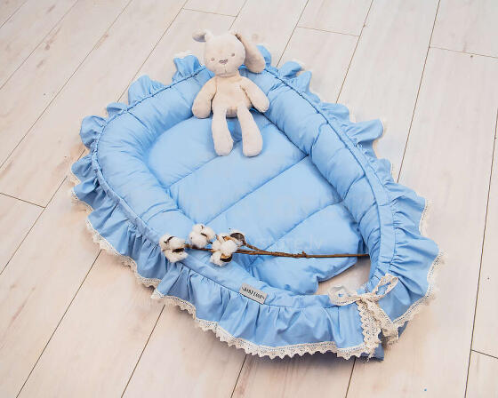 La Bebe™ Babynest Art.133390 Blue  Cocoon