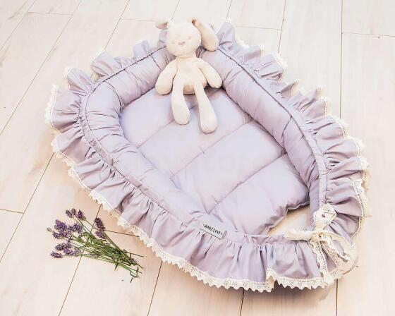 La Bebe™ Babynest Art.133393 Grey Cocoon