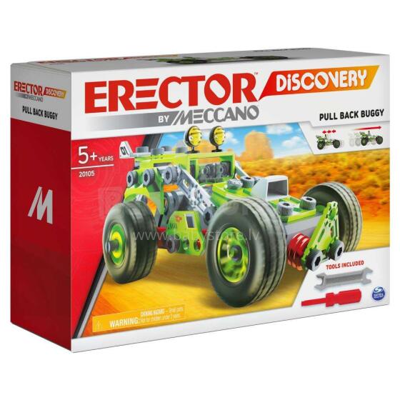 MECCANO celtniecības komplekts Sacīkšu auto, 138 daļas, 6055133