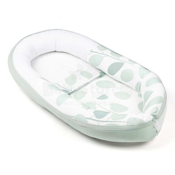 Doomoo Baby Cocoon Art.246928 Leaves Aqua Green