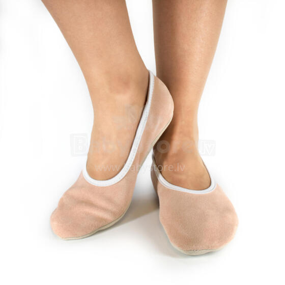 Bebe Basic Hip-Hop Gymnastics Shoes Art.SB120 Nude Barefoot Gym Slippers