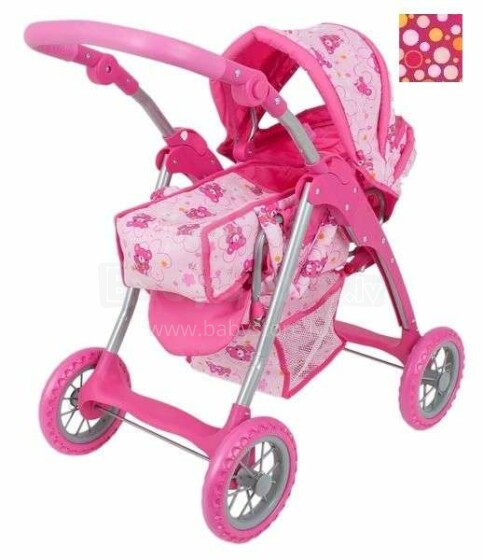 Baby Mix Art.9388S-M1806W Кукольная коляска