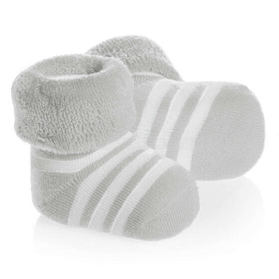 La bebe™ Natural Eco Cotton Baby Socks Art. 134613 Beige-Grey Baby socks [made in Estonia]