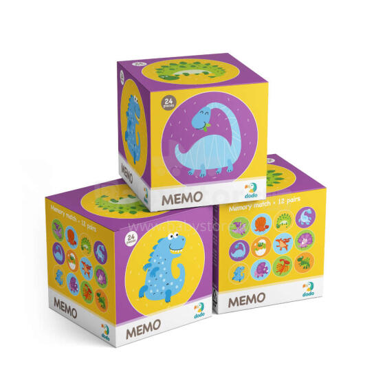DODO mini piezīmju spēle Dinozauri, 300142