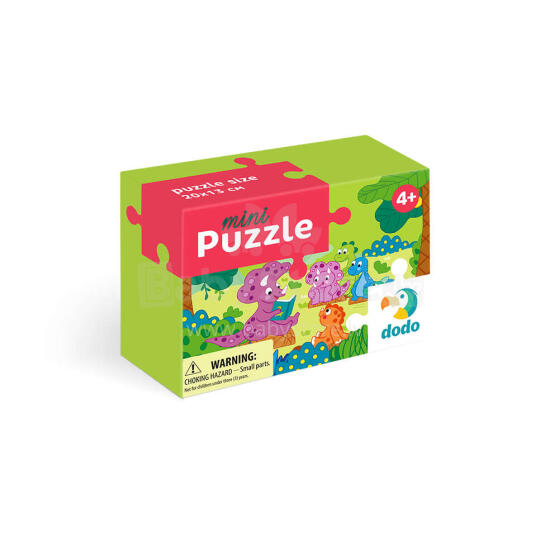 DODO mini puzle Dino un viņa draugi, 300281