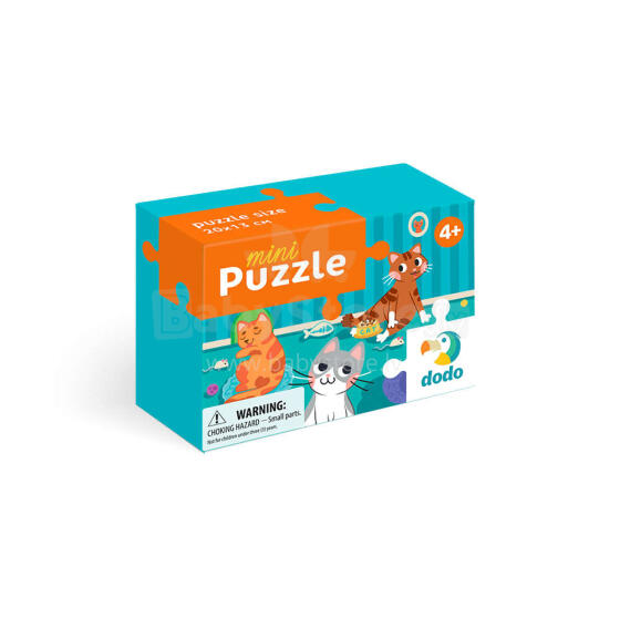DODO mini puzzle Trakie kaķi, 300284