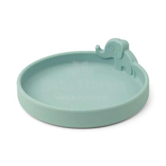 Done by Deer Peekaboo plate Elphee, Blue