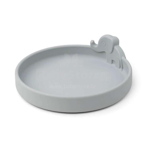 Done by Deer Peekaboo plate Elphee, Grey