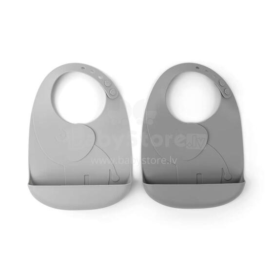 Done by Deer Silicone Bib Art.250199 Grey