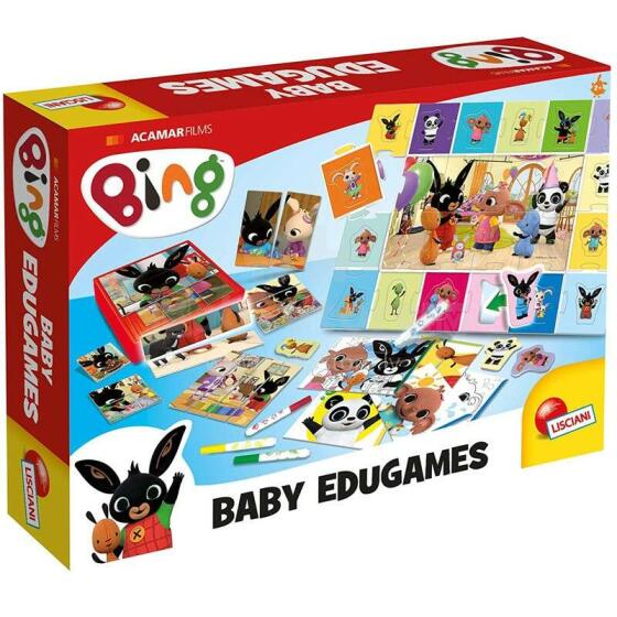 Bing Baby EduGames Giant Shaped Puzzle Set with Self Correcting Case 2+