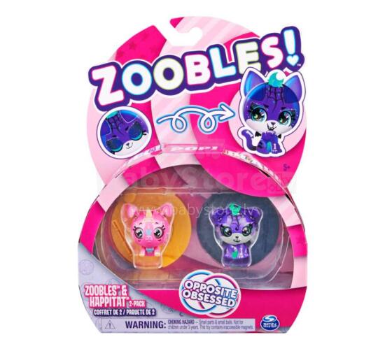 ZOOBLES figūra Animal, iepakojumā 2 gab., 6061774