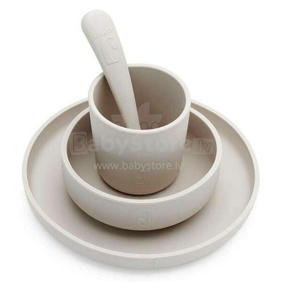Jollein Dinner Set Silicone Nougat Art.705-007-00093
