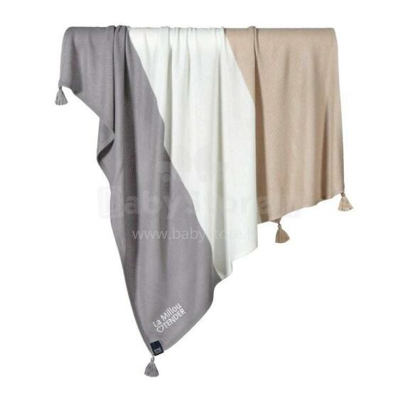 La Millou Cotton Blanket  Art.135592 TOFFEE