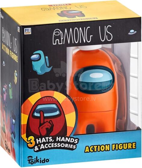Among Us Series 1 Action Figure  Art.135640 Figūra, 17cm, sort.,