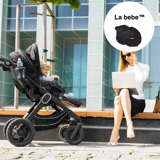 La bebe™ Wheel Cover S (18-25 cm) Art.135675 Black, 2 pcs, S size