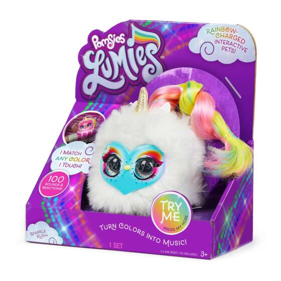 LUMIES interaktīvā mīkstā rotaļlieta Sparkle Rush, 18028
