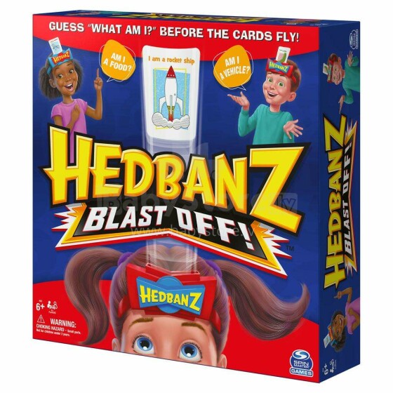 SPINMASTER GAMES spēle Hedbanz Blast Off, 6062194