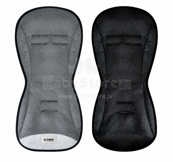 La Bebe™ Universal Liner Memory Foam Air Art.135822 Grey  ratu ieliknis