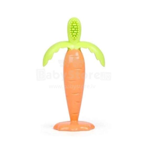BabyMix Toothbrush Сarrot Art.43670 Orange