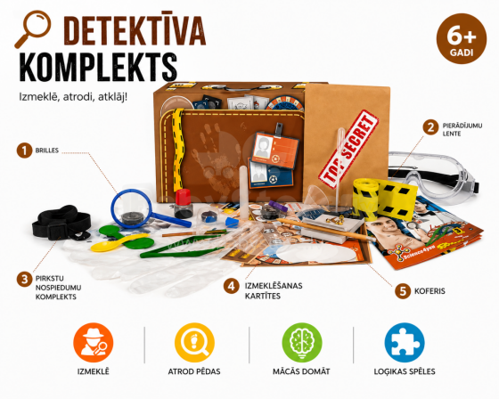 BO Detective Lab Art.80003114ML Detective Lab developmental play set