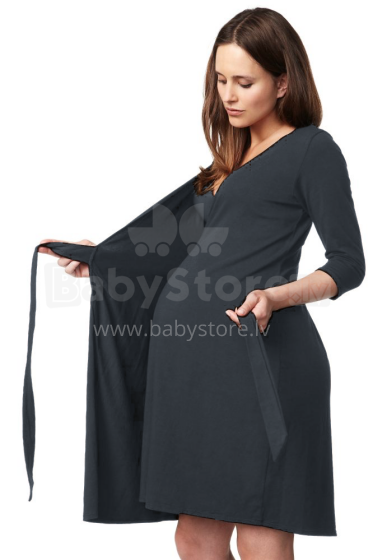 La Bebe™ Nursing Cotton Dress Donna Art.135984 Jade Maternity Nursing Dress