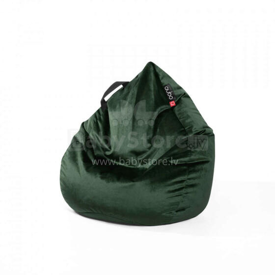 Qubo™ Drizzle Drop Emerald FRESH FIT beanbag