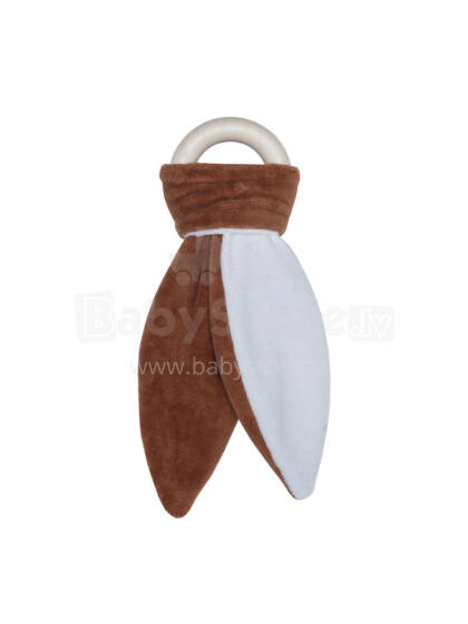 Wooly Organic Bunny Art.301-13 Caramel  Ecological soft toy for kids