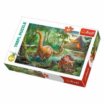 TREFL Puzle Dinozauri, 60 gab
