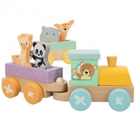 Woomax Wood Train Art.46455