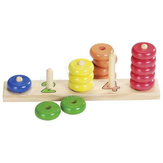 Goki Learn Art.58941 Pyramid Learning to count