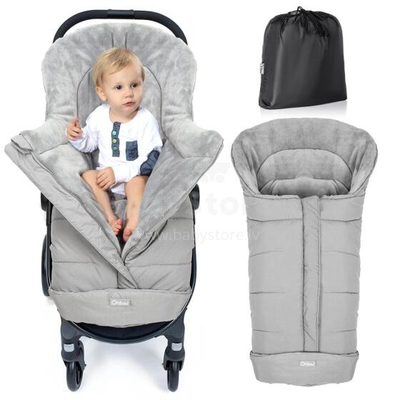 Bebe Basic Footmuff Universal Art.138147 Light Grey