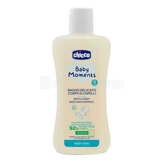 CHICCO Maigs mazgāšanas līdzeklis ķermenim un matiem, 200ml