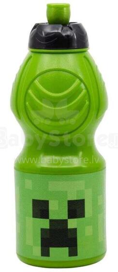 MINECRAFT Plastic sports water bottle, 400 ml