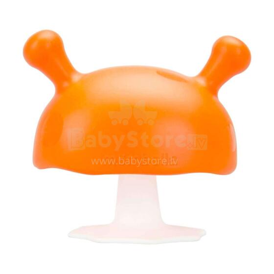 Mombella Mushroom Teether Toy orange