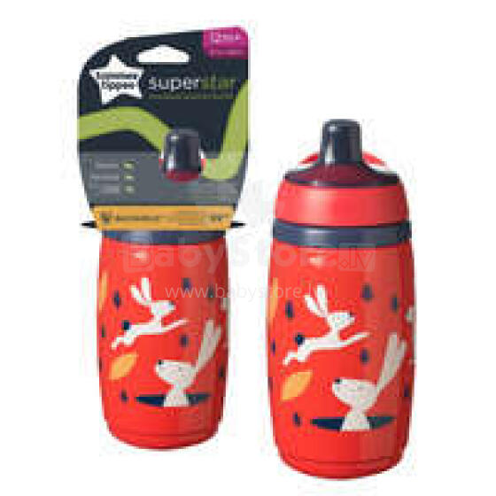 TOMMEE TIPPEE INSULATED SPORTEE Art.447821 Red Bottle 12m+, 266ml