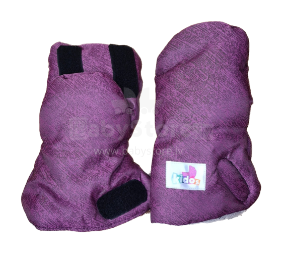 Zoogi Handmuff/Footmuff  Set Art.1389090 Purple Муфта для рук ( универсальная)+Универсальный спальный мешочек (нескользящий)