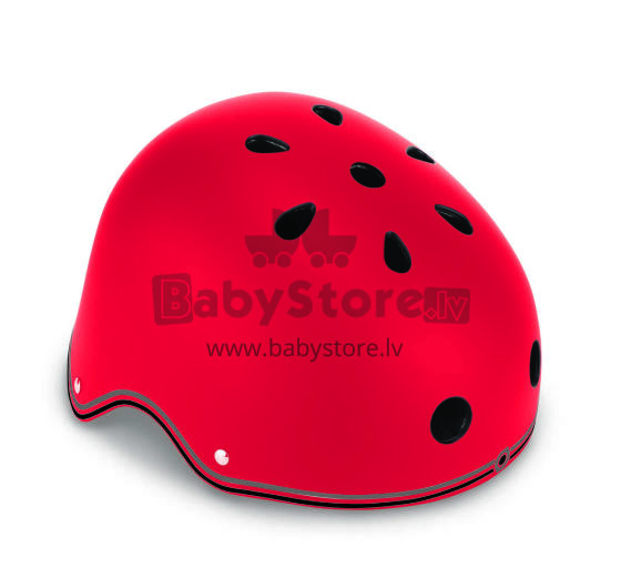 GLOBBER ķivere Primo Lights, XS/S (48-53CM), sarkana, 505-102