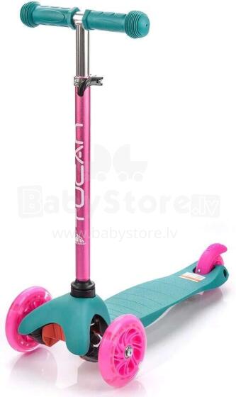 Meteor® Scooter Tucan  Led Art.22557 Children's scooter higher quality with light effects